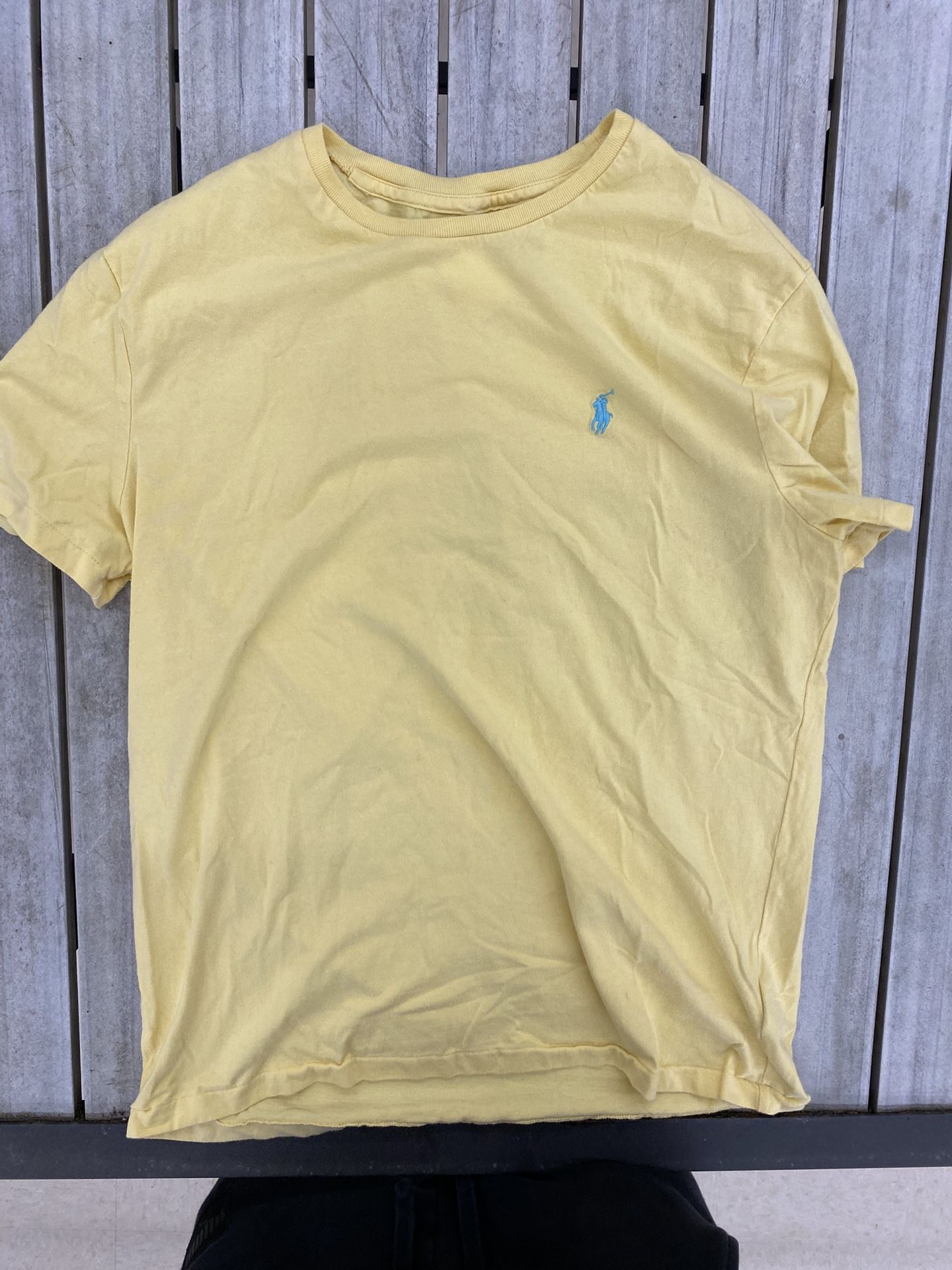 Yellow M polo Ralph Lauren shirt