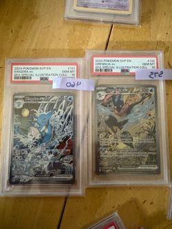 Pokemon PSA 10 Greninja and Kingdra Promo