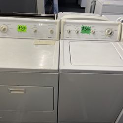 Kenmore washer and dryer set