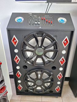 Maxpower Dual Woofer Professional Speaker Cabinet