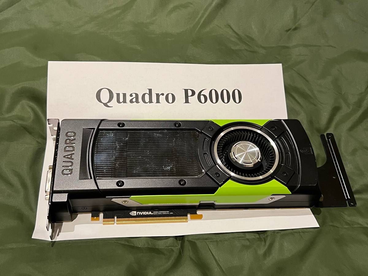 NVIDIA Quadro P6000 24GB DisplayPort Professional Graphics Card GPU