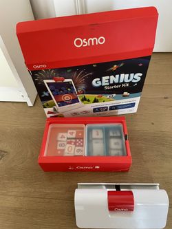 Osmo - Genius Starter Kit for iPad - 5 Educational Learning Games - Ages 6-10 - Math, Spelling, Creativity & More - STEM Toy Gifts for Kids, Boy & Gir