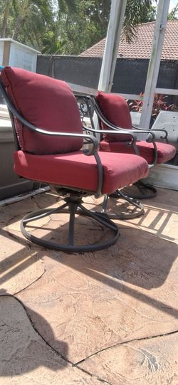 X4 Elegant Better Homes aluminum rocking swivel chairs pool deck balcony spa porch patio
