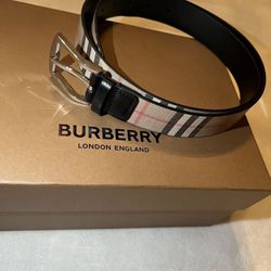 Authentic Men's Burberry Belt for Sale in Dallas, TX - OfferUp