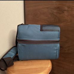 Starbucks Thermos and Mugs Bag Teal Green Bag Set Pair of Mugs