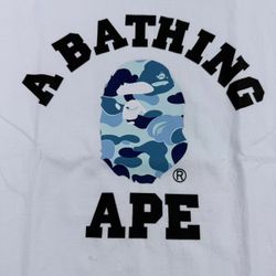BAPE BLUE CAMO T SHIRT