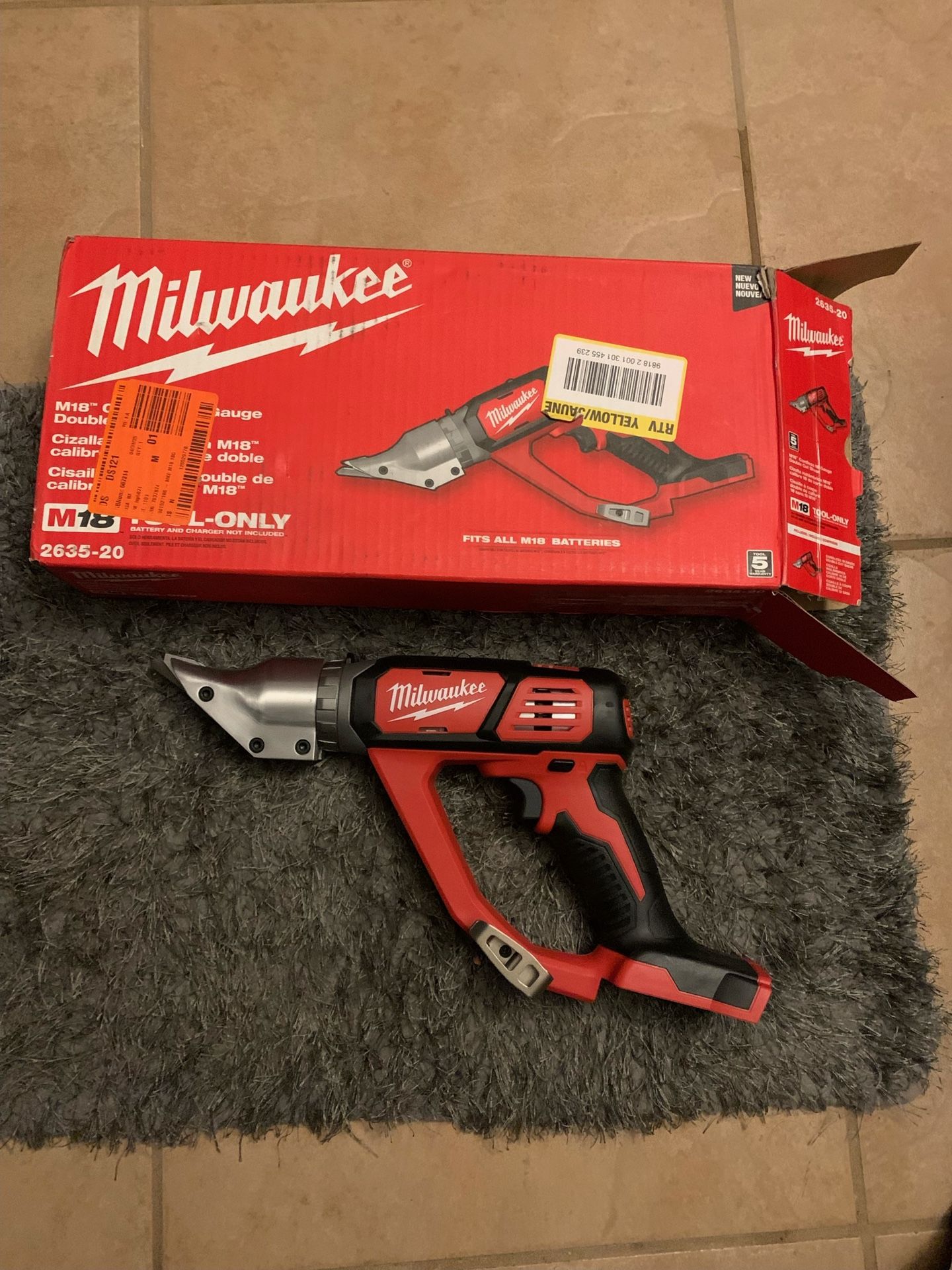 Milwaukee 2635-20 18V Shear Tool Red (Tool Only)