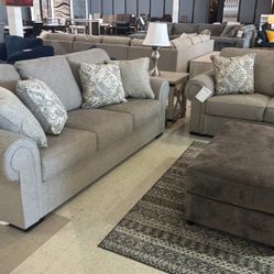 OM• $38 Initial • Brand New Sararose Sofa And Loveseat 
