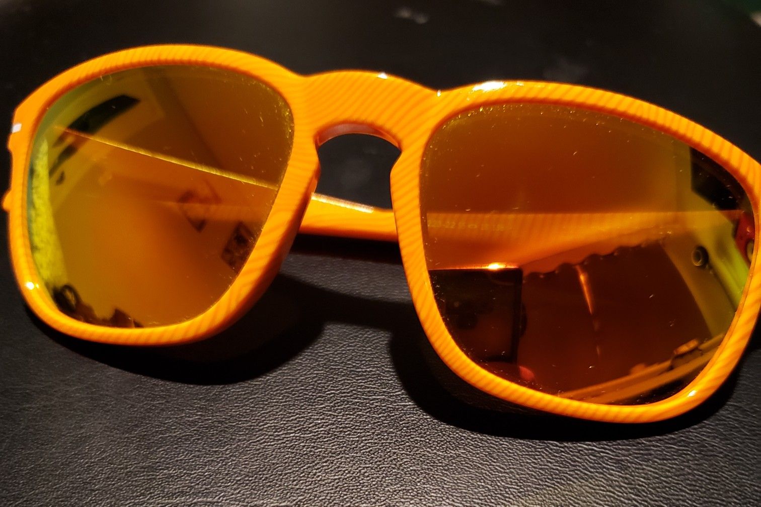 Oakley Sunglasses - Enduro - Fingerprint Atomic Orange, Fire Iridium OO9223-22
