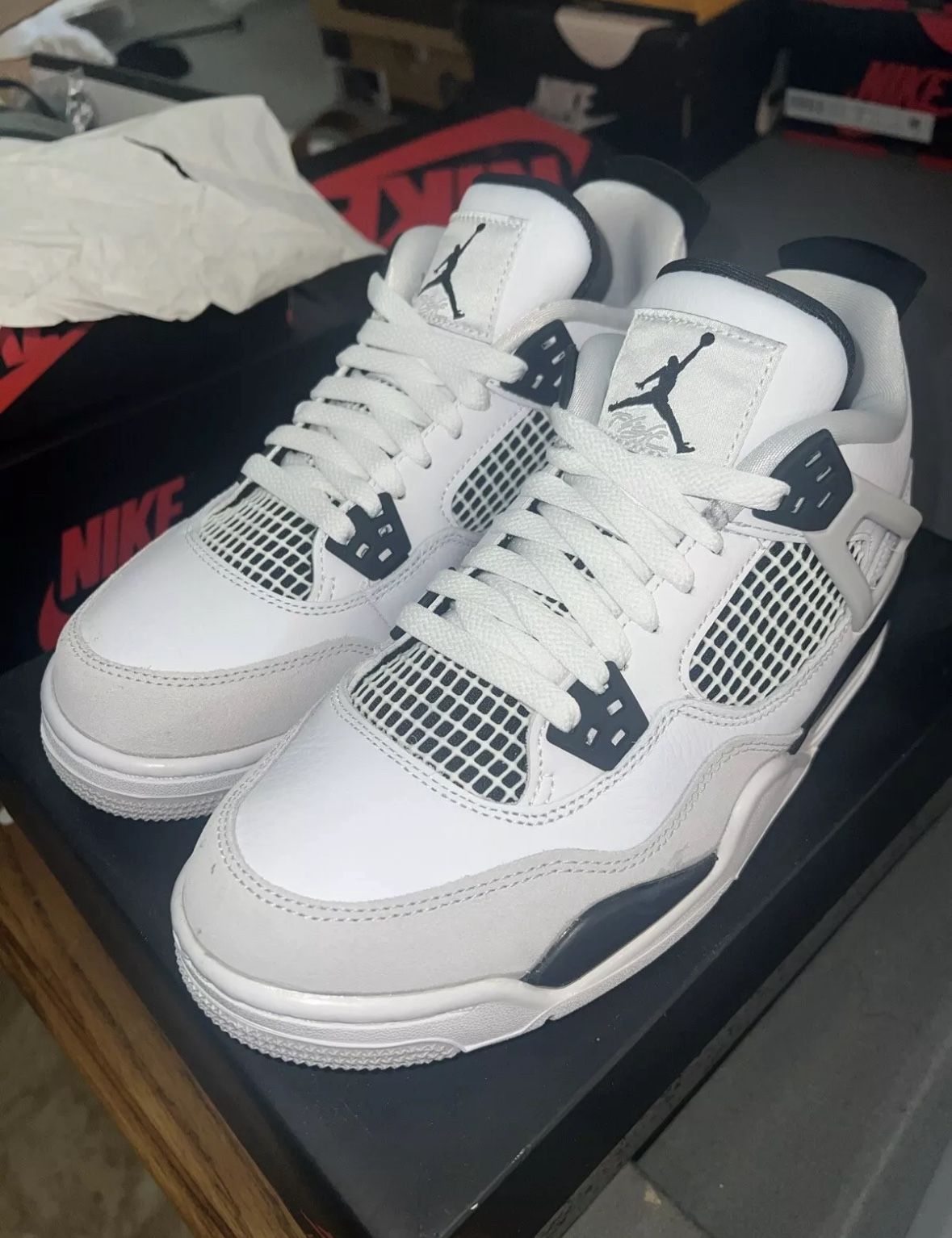 Jordan 4s Military Black 