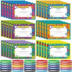 60 Pcs Graduation Preschool Diploma Kindergarten Recognition Certificates and Wristband Award