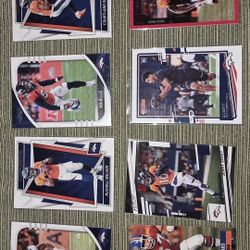 BRONCOS CARDS PRESS PASS RED PARALLEL AND BASE