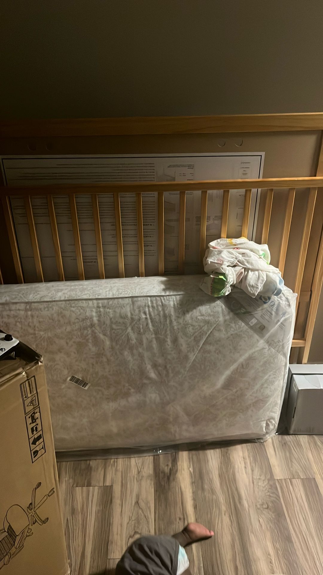 Baby Crib + Mattress