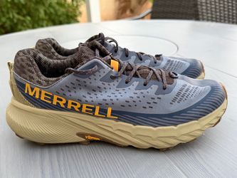 Merrell Agility Peak 5 Trail Running Shoes Blue Men’s Size 10