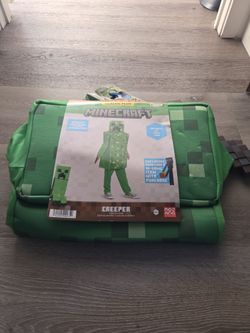 Minecraft Creeper Costume Boys L 10/12