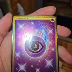Gold Energy Pokemon Card