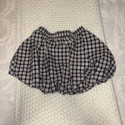 Black & White Bubble Skirt 