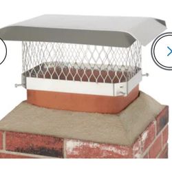 Shelter Stainless Steel Chimney Cap, 9" X 13"