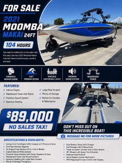 2021 Moomba Makai 24ft