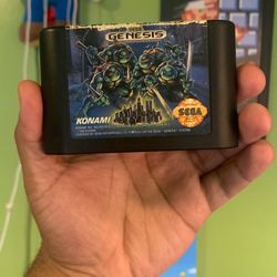 Sega Genesis Teenage Mutant Ninja Turtles The Hyperstone Heist (Rare)