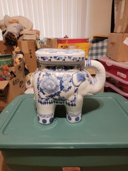 Chinese Porcelain Elephant 