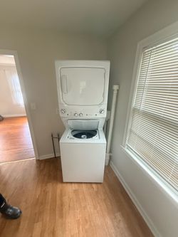 24-inch GE unitized laundry center