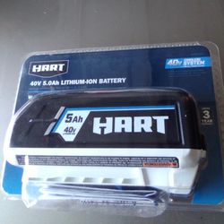 Hart 5ah 40v Lithium Ion battery