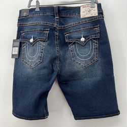 True Religion Denim Shorts Size 36