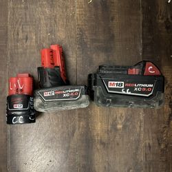 Milwaukee Batteries 
