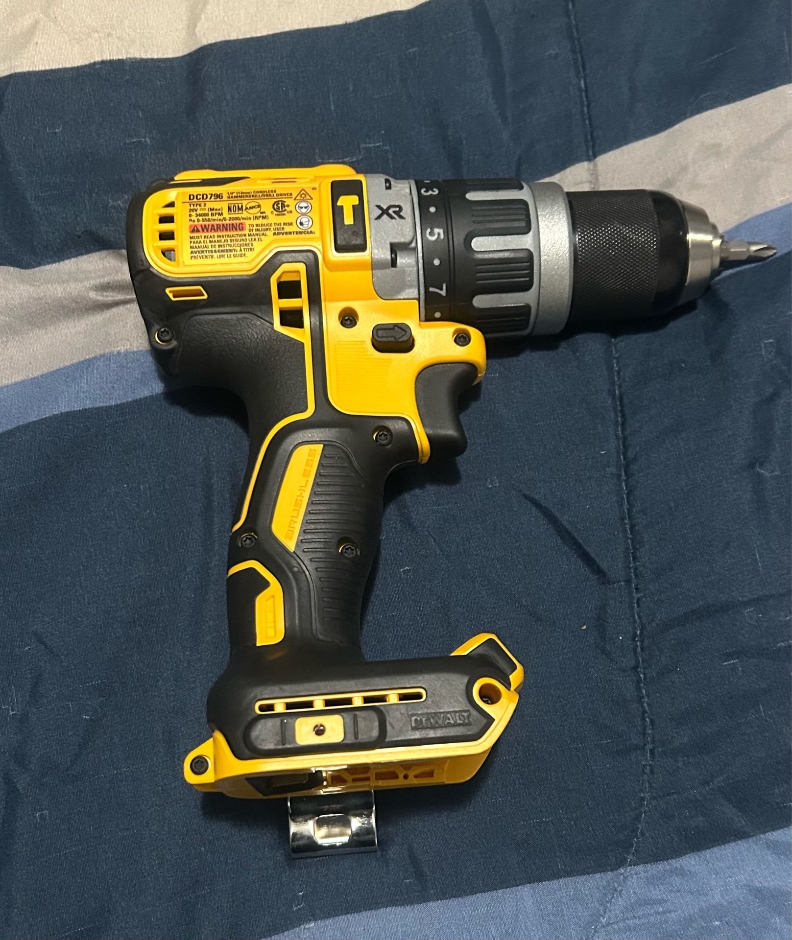 Brand new Dewalt 1/2 XR Brushless hammer drill