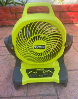 Ryobi 18V 7-1/2" Bucket Top Misting Fan (Tool Only)