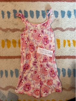 The childrens place floral romper size 7/8