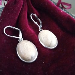 Wooden Pendant Earrings 