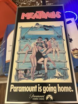 Framed vintage Movie Poster: Meatballs