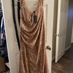 Rose Gold Sequence Dress