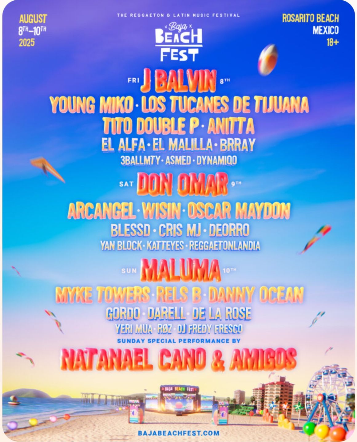 BAJA BEACH ποΈ FEST TICKETS (3 DAY GA)