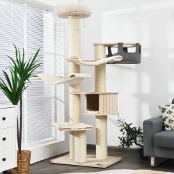 77.5” Giant Multi-Level Cat Tree Condo / Tower - Excellent Condition