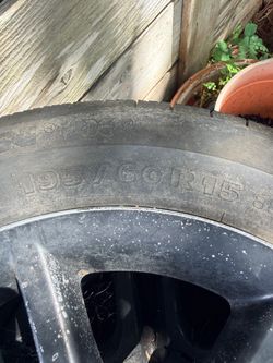 195/60/R15 tires  and rims set
