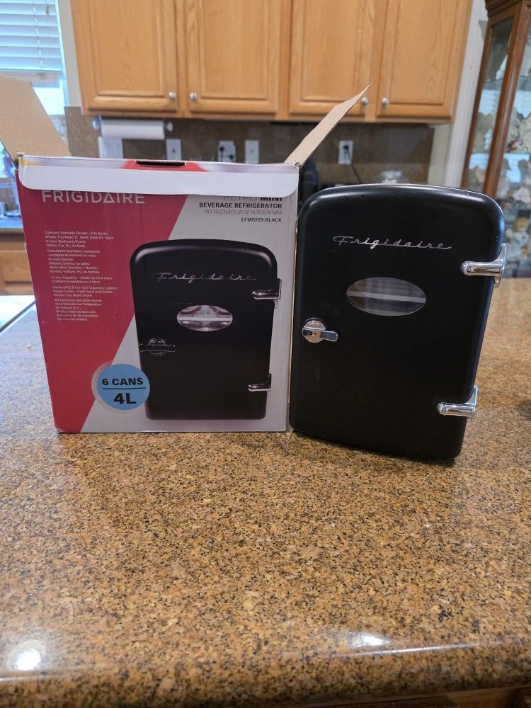 Retro Mini Fridge.   