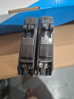 New 2 x Square D QO 15-amp/15-amp 1 -Pole Tandem Circuit Breakers. $45 for both