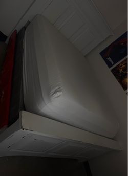 Queen Size White Bedroom Bed Frame Set
