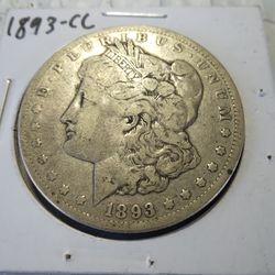 1893 CC MORGAN SILVER DOLLAR KEY DATE