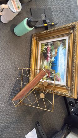 Picture frame and shelf