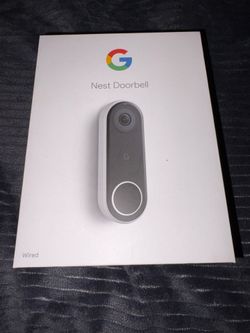 Google Nest Doorbell (Wired) – Like New in Box