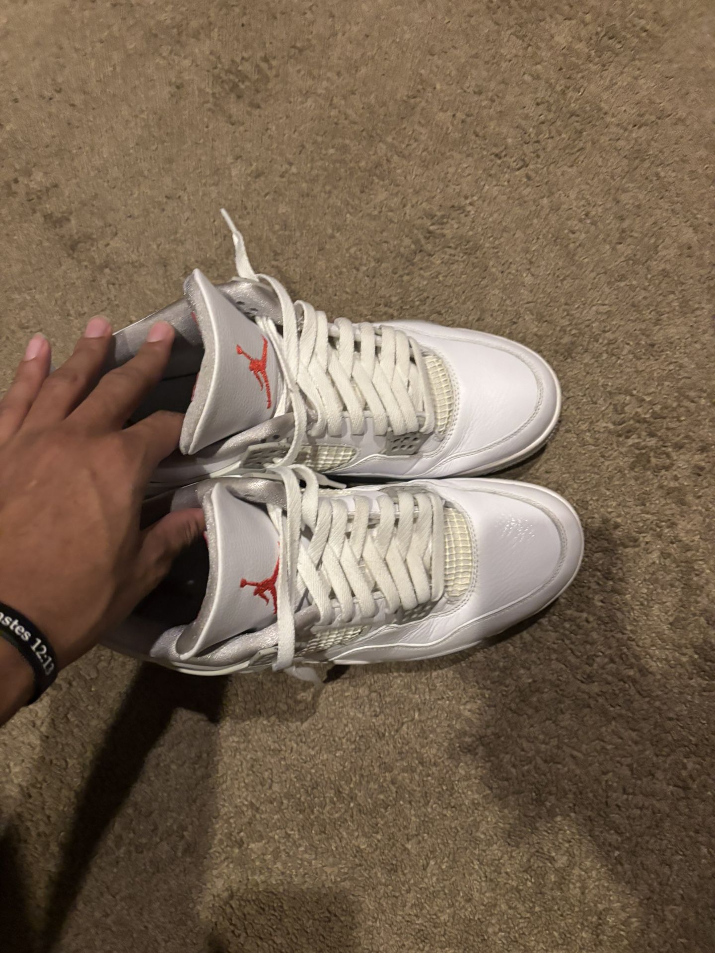 Oreo Jordan 4’s Size 13