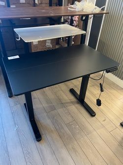 Black Electric Standing Desk Home office desk