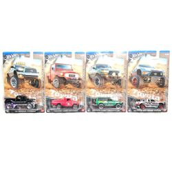 NEW 2025 Hot Wheels Premium Silver Series Toyota Trucks (SET OF 4)