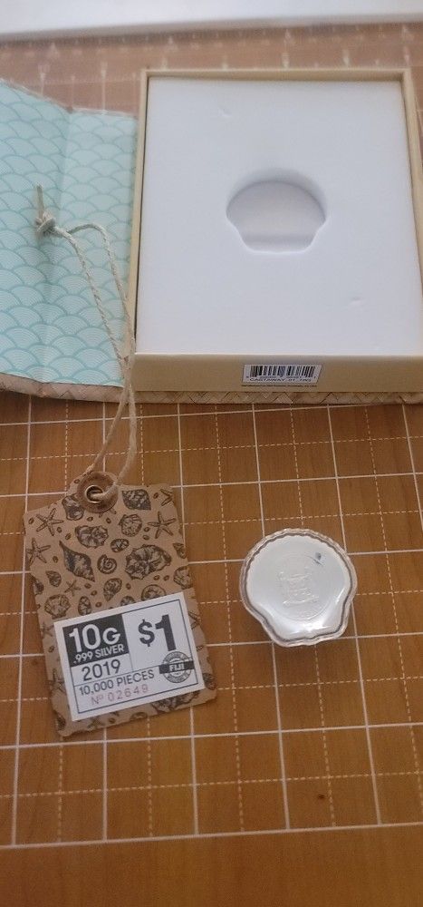 Fiji Limited Shell Silver Coin