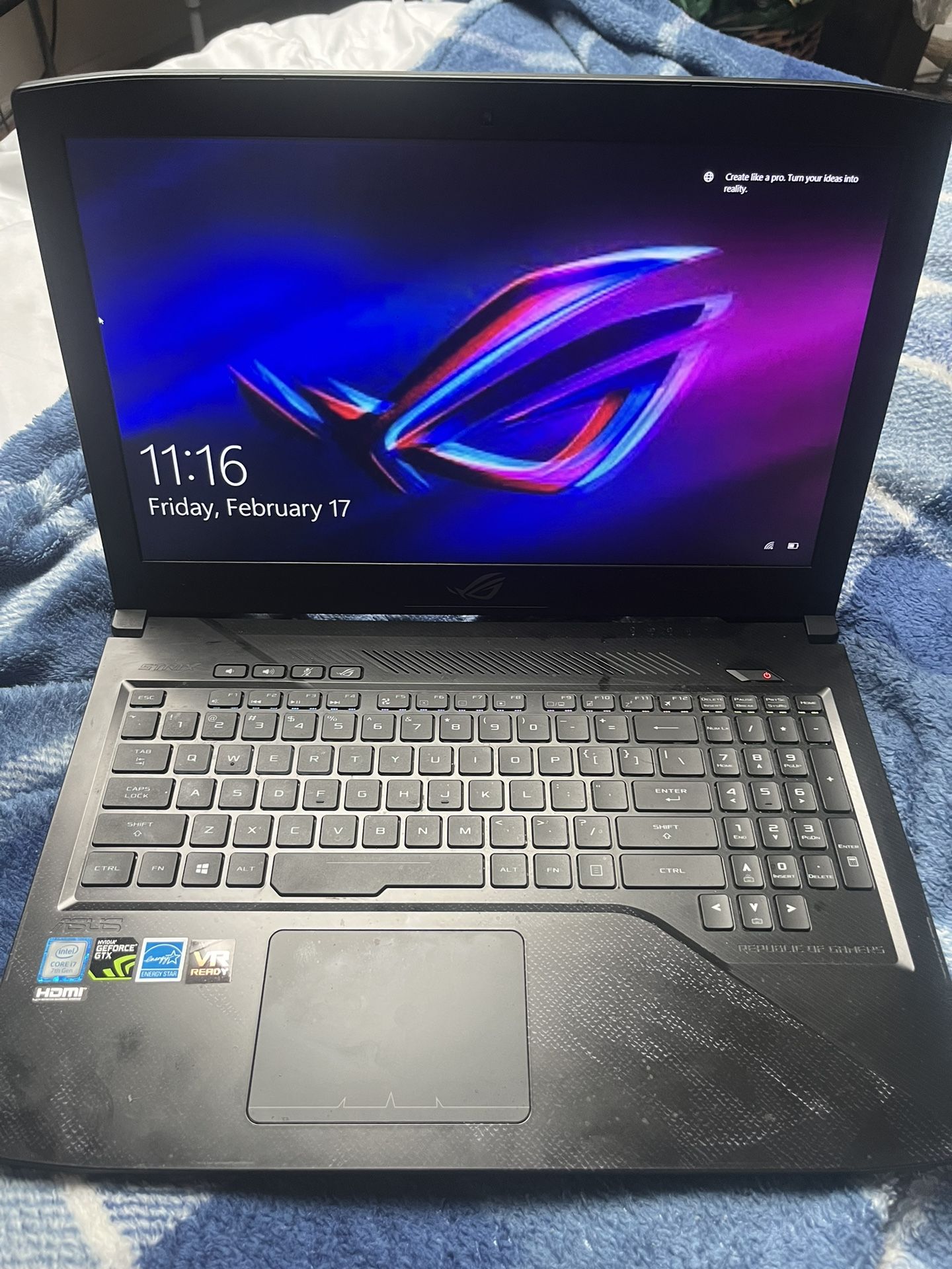 Asus rog gl503v