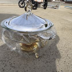 Glass Hot Pot with Alcohol Stove